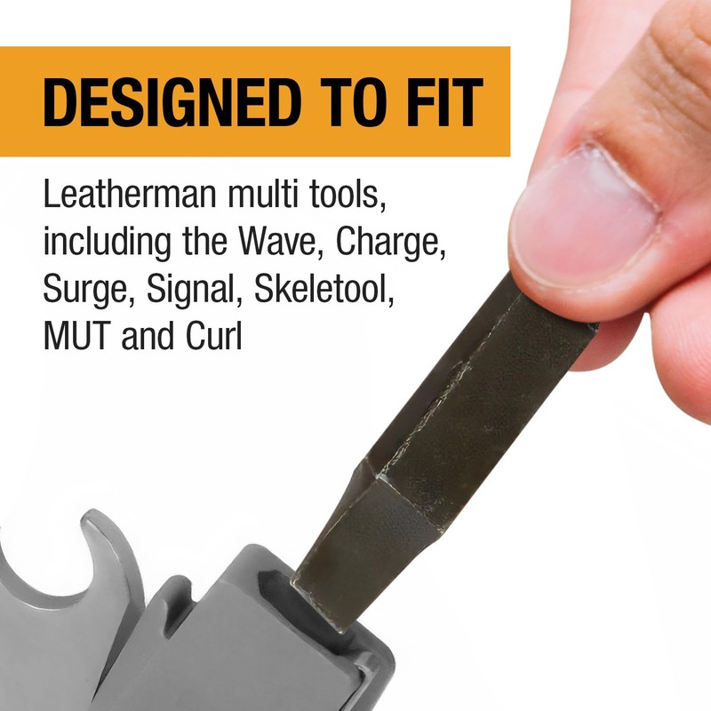 [3 Pack] Replacement Two-Sided Screwdriver Bit For Leatherman Multi-Tool -