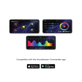 Soundstream VM-26BP 1 DIN Digital Media Player Bluetooth Built In Phone Cradle