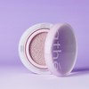 Ate Vegan Relief Lighting Tone-Up Sun Cushion Misty Purple (Yellow)