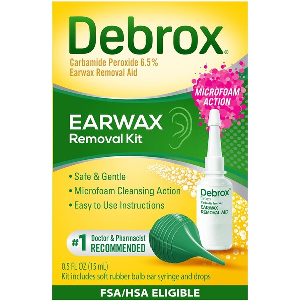 Debrox Debrox Ear Wax Removal Kit - Includes Bulb Syringe