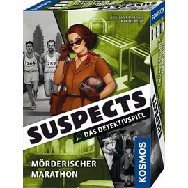 Kosmos 683641 Suspects - Murderous Marathon, The Detective Game, Crime Game, Collect Clues, Solve Murder Case, from 12 Years for 1-5 People