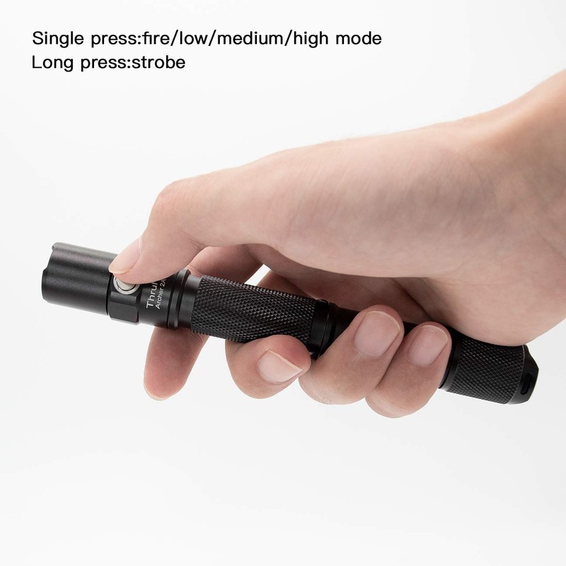 ThruNite Archer 2A V3 500 Lumens Flashlight Handheld Flashlight, CREE