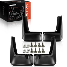 A-Premium Set of 4PCS Mud Flaps Splash Guards Mudguards Mudflaps with Hardware Kits Accessory Compatible with Lexus UX200 2019-2022, UX250h 2019-2023, Sport Utility, Black Color, Front and Rear LH RH