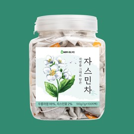 Innerblick Jasmine Tea 100 Tea Bags Jasmine Tea Herbal Tea Tea Benefits Biodegradable Filter and 23 Types Jujube Ginger Tea 100 Tea Bags / 이너블릭 자스민차 100티백 쟈스민차 허브차 티 효능 생분해필터 외 23종 대추생강차 100티백