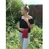 Adorable Patent Clutch Purse Organiser Bag with Detachable Wrist Strap