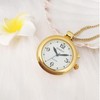 SHMIOU English Talking Watch for Women Pendant Golden Round Bezel