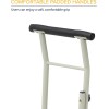 Drive Medical MDS Stand Alone Toilet Safety Rail, White, EA