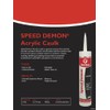 Red Devil 0736 Speed Demon Acrylic Caulk, 10.1 Oz, White
