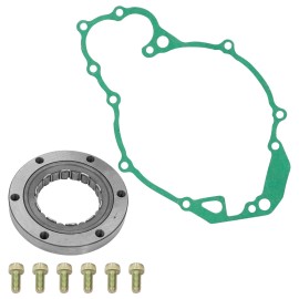 Caltric Starter Clutch Bearing & Gasket for Yamaha XV1700 Road Star S 1700 2008-2014