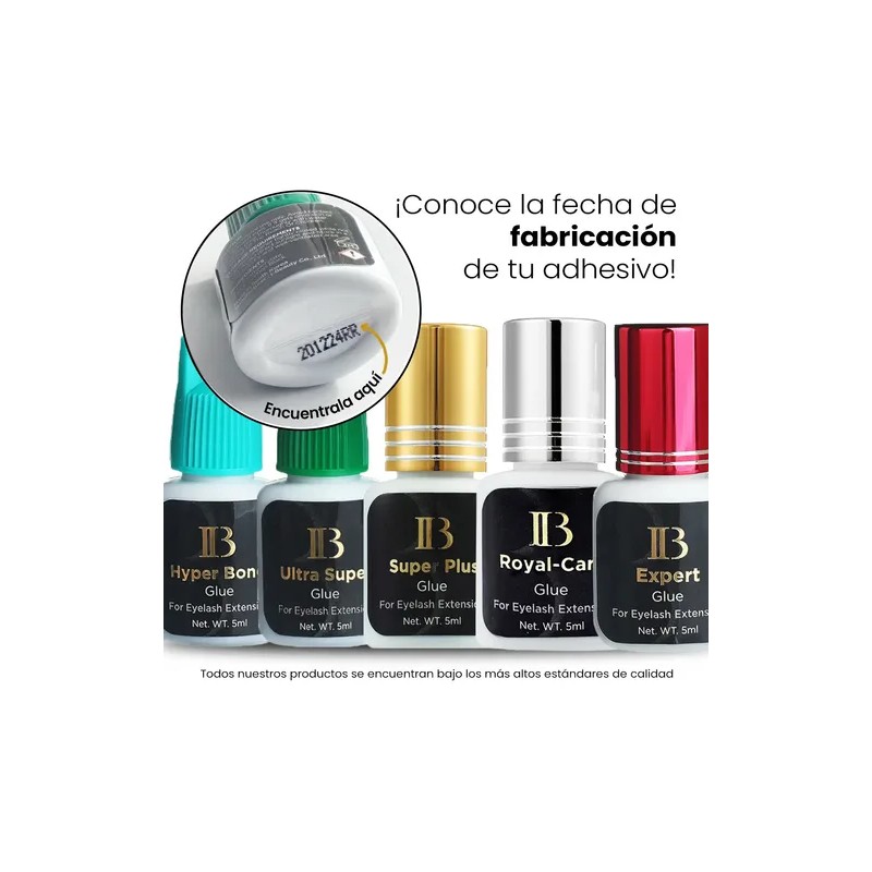 Pegamento De Pestañas Ib Super Plus 5 Ml Bolsa Secado