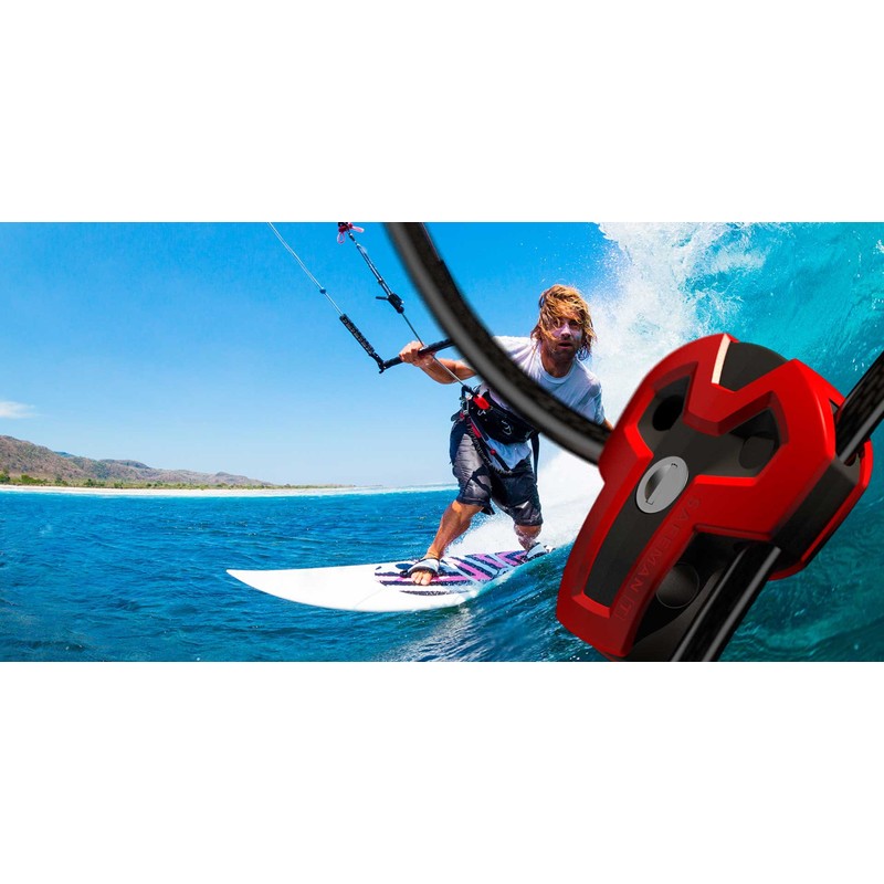 Safeman T-Shirt Multi-Functional Combination Cable Lock – Black/Red, 185 x