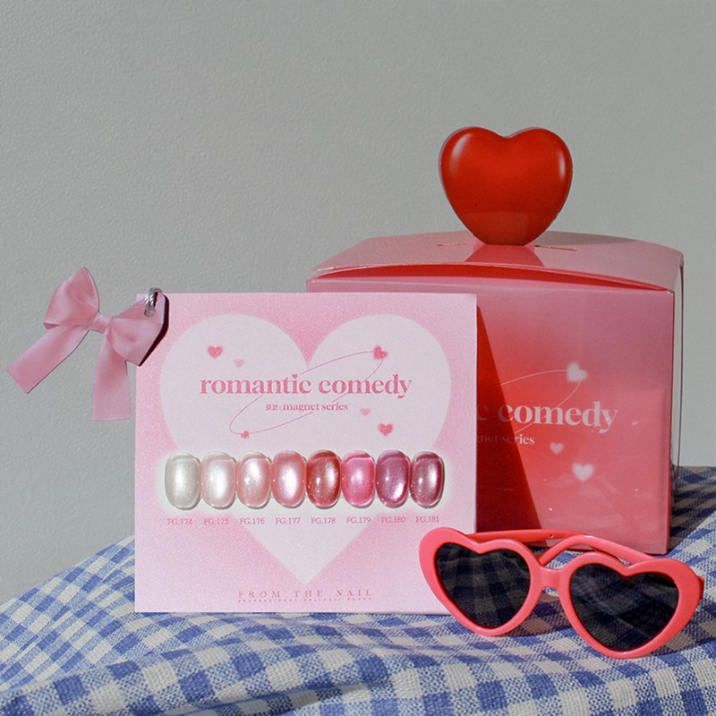 classic nail From the Nail Romantic Comedy Rocco Pink Magnetic