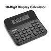 Staples 10-Digit Battery/Solar Powered Basic Calculator, Black, 2/Pack (ST250-CCVS)