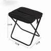 2025 年モデル アウトドア用 折りたたみ式バックパックスツール（椅子） 極軽量で持ち運びが簡単なキャンプチェア アルミニウム合金製のフレーム 厚手の座布団 (グレー, L)