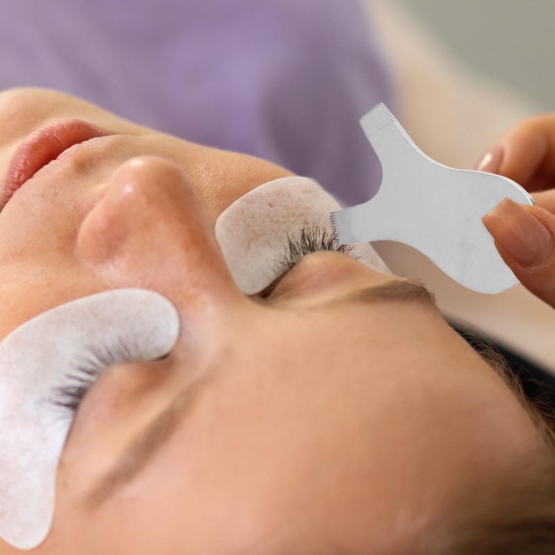 Lash Lift Comb, Reusable Metal Y Eyelash Comb Stainless Steel