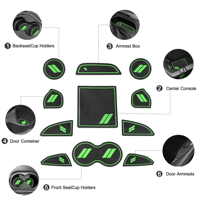Custom Fit for 2015-2020 Dodge Challenger Cup Holder Insert &