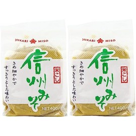 Hikari Medium Sweet White Miso Paste 400g (Medium Sweet, 2 Pack)