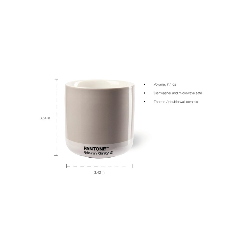 Copenhagen Design Pantone Latte Cup - Double Wall Thermo -