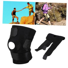 Baluue 3pcs Adjustable Knee Brace Support Sleeve Patella Stabilizer Protector for Arthritis Meniscus Tear Acl Running Basketball Nylon