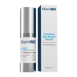 MiamiMD Eye Serum (15ml) Under Eye Treatment for Dark Circles & Crow's Feet - Serum for All Skin Type - Anti-Aging Cream - Reduces Puffiness - For Day & Night Time Use