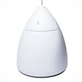 Soundavo HPS-6-WH-V Commercial 2-Way 6.5” Pendant Speaker with Woofer and Gripple Kit (White)