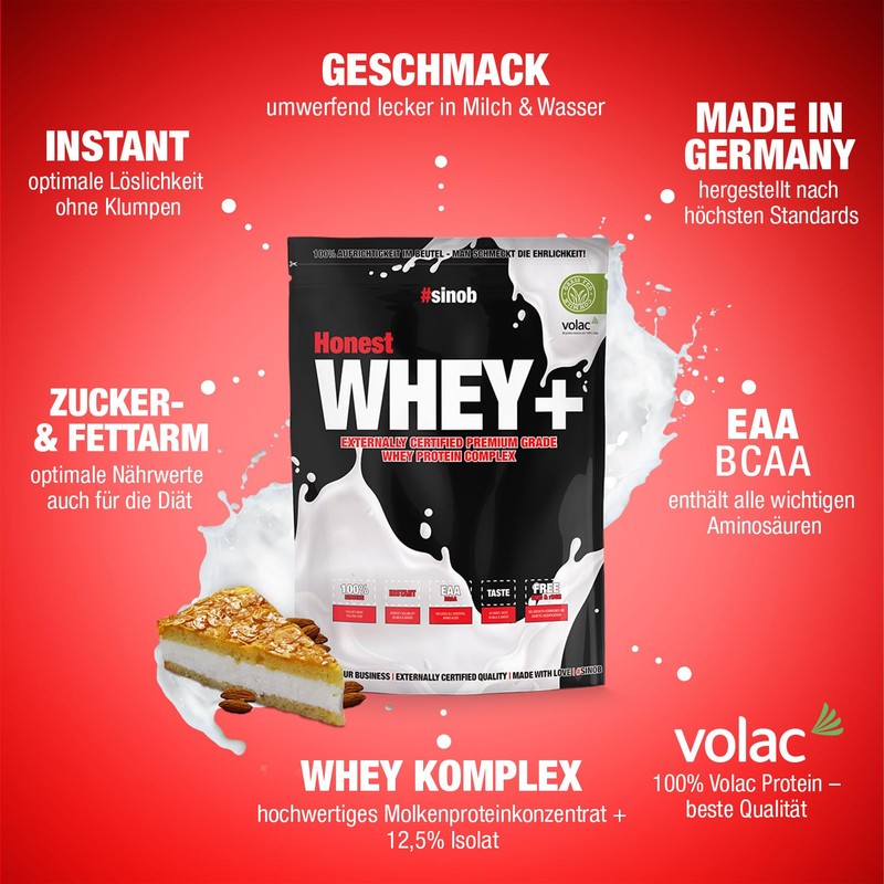 Honest Whey Protein (Bee Sting), 1 x 820 g, 12.5%