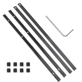 GIONAR 2 Pairs of Guide Rail Connectors for Makita P-45777 Plunge Circular Saw SP6000 198885-7, Guide Rail Connection Kit, Guide Rail Connecting Rod for Festool Bosch DeWALT