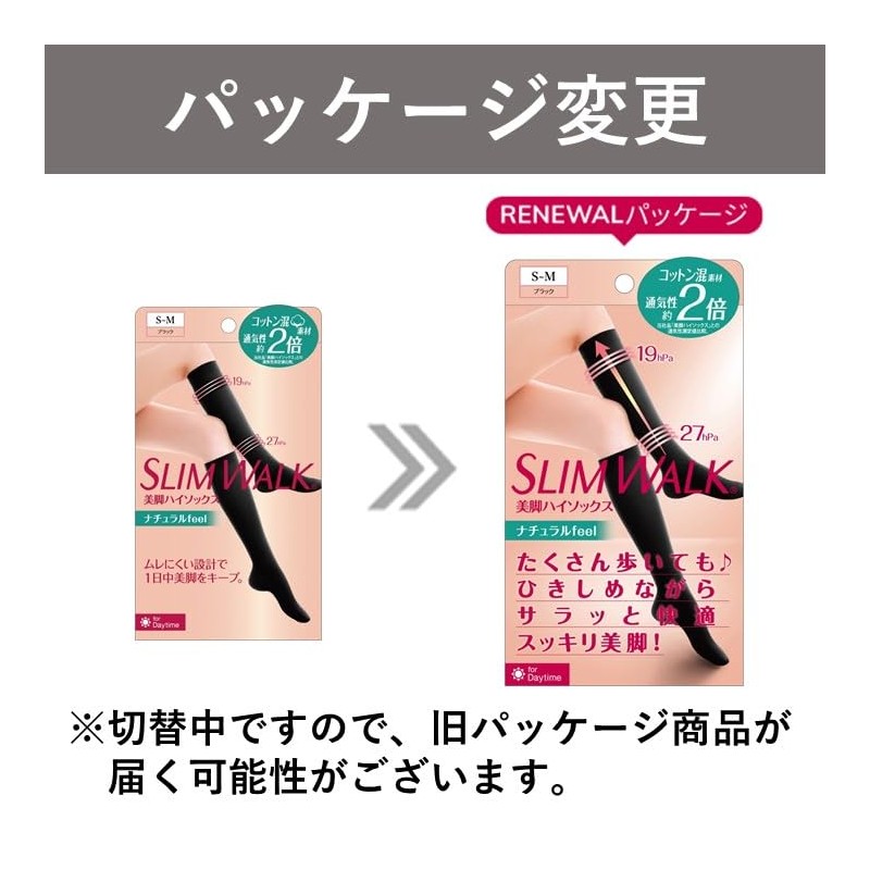 AskDoctors Compression Socks, Slim Walk, Beautiful Legs, High Socks, Natural