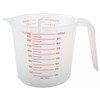 1L Plastic Measuring Jug with Clear Measurements displayed in ml,