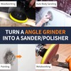 Pomsare Sanding Disc 125 M14 Including Grinding Attachment for Angle