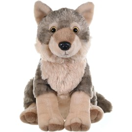 Wild Republic Wolf Plush, Stuffed Animal, Plush Toy, Gifts for Kids, Cuddlekins 12 Inches