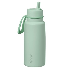 b.box Triple Insulated 34oz Water Bottle w/Stainless Steel Straw. 46 Hours Cold. Leak Proof Tumbler with Lid and Straw for Travel, Gym & School. BPA Free Sports Water Bottles.