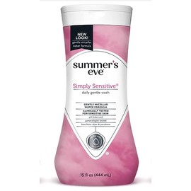 Summers Eve Cleansing Wash 15 Ounce Simply Sensitive (444ml) (6 Pack)