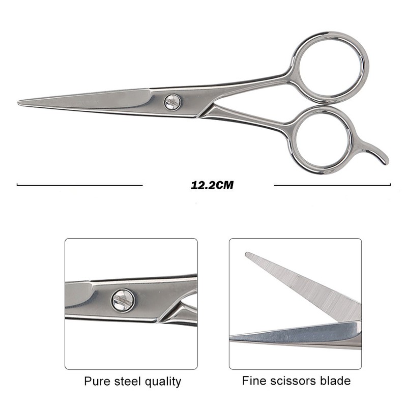 Blue ZOO 4pcs Beard Kit Shaving Knife Blade Double Sided