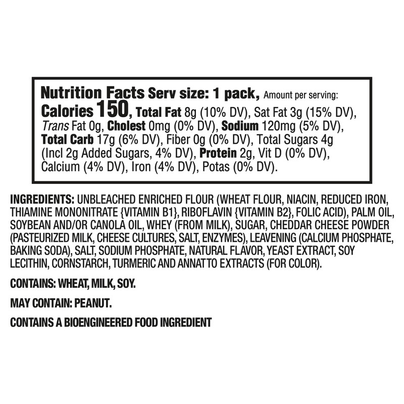 RITZ Bits Cheese and RITZ Bits Peanut Butter Sandwich Crackers