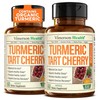 Turmeric Supplement with 10:1 Tart Cherry Extract, Turmeric Curcumin with