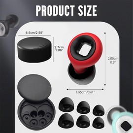 Artevive Moto Earplugs, 27 db, Reusable Artevive Earplugs, Artvive Snoring Silent Earplugs, Motorcycle Noise Reducing Earplugs, Earplugs for Sleeping and Noise Reduction