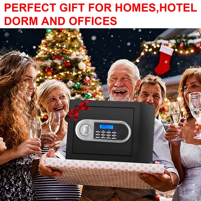 1.3 Cuft Small Fire Proof Safe for Home Documents, Anti-theft