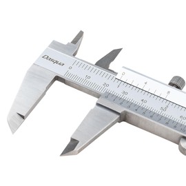 Dasqua Vernier Caliper Non-Digital 6 Inch Stainless Steel Micrometer Manual Caliper 0-6 inch/0-150 mm 0.05 mm/1/128 Inch