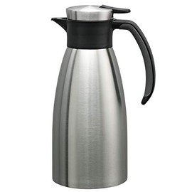 Service Ideas 83710 Slim Server, 1 Liter, Stainless Steel/Black