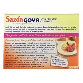 Goya Sazon With Culantro & Tomato, 1.41 oz Sazon con Culantro y Tomate (4 packs)