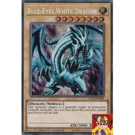 YuGiOh CT14-EN002 Blue Eyes White Dragon Secret Rare Limited Ed