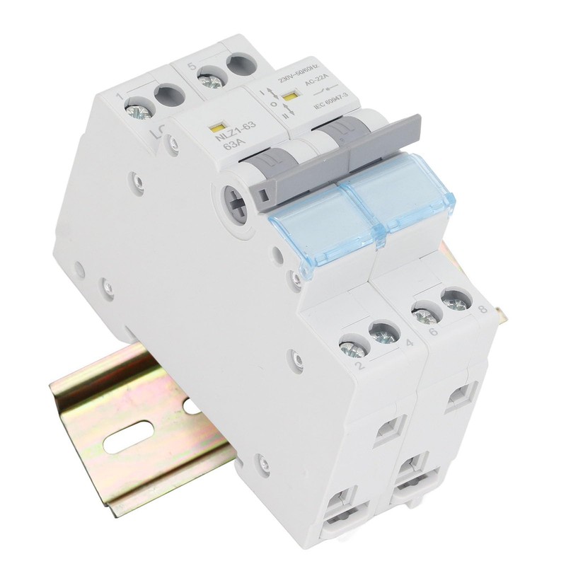 Dual Power Manual Transfer Switch, 230V AC 63A 2P MTS