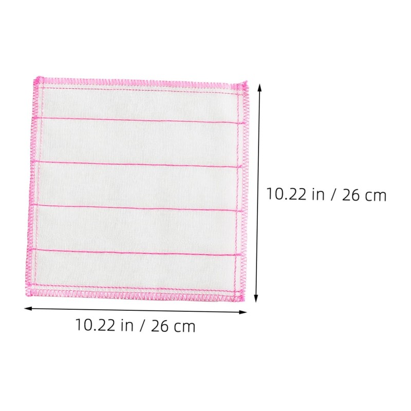 CIYODO 10 Pcs Highly Absorbent Cotton Gauze Dish Cloths for