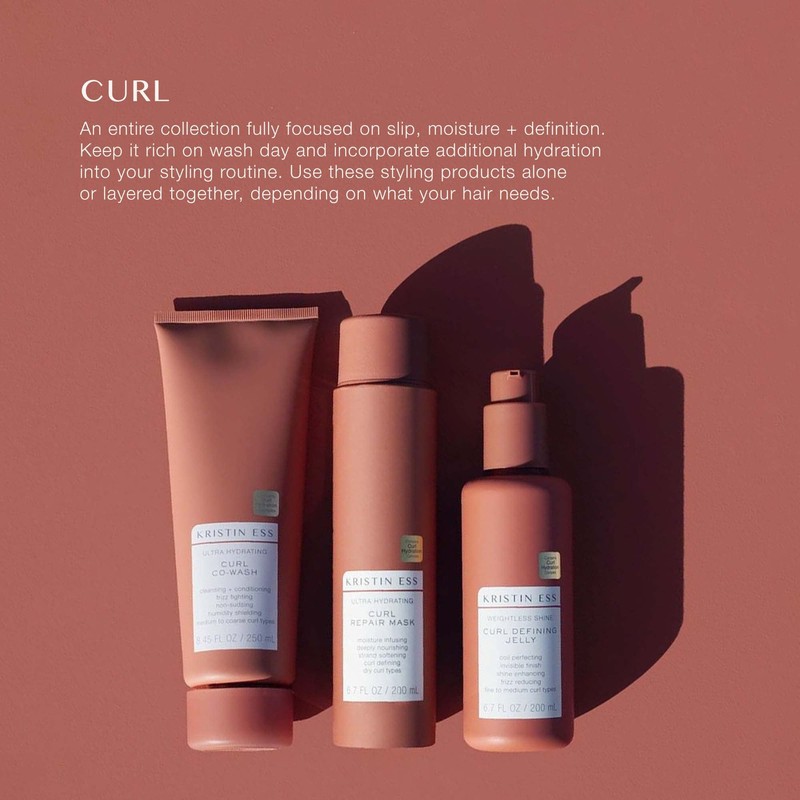 Kristin Ess Hair Ultra Hydrating Curl Leave-In Cream Conditioner for