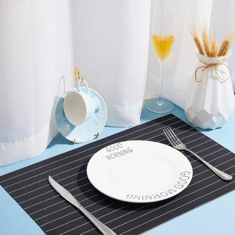 Gandeer 8 Pieces Tea Cup and Saucer Display Stand Holder