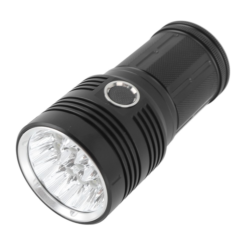 Strong Light Flashlight 10000LM 300‑500 Meters LED 4 Modes Rechargeable