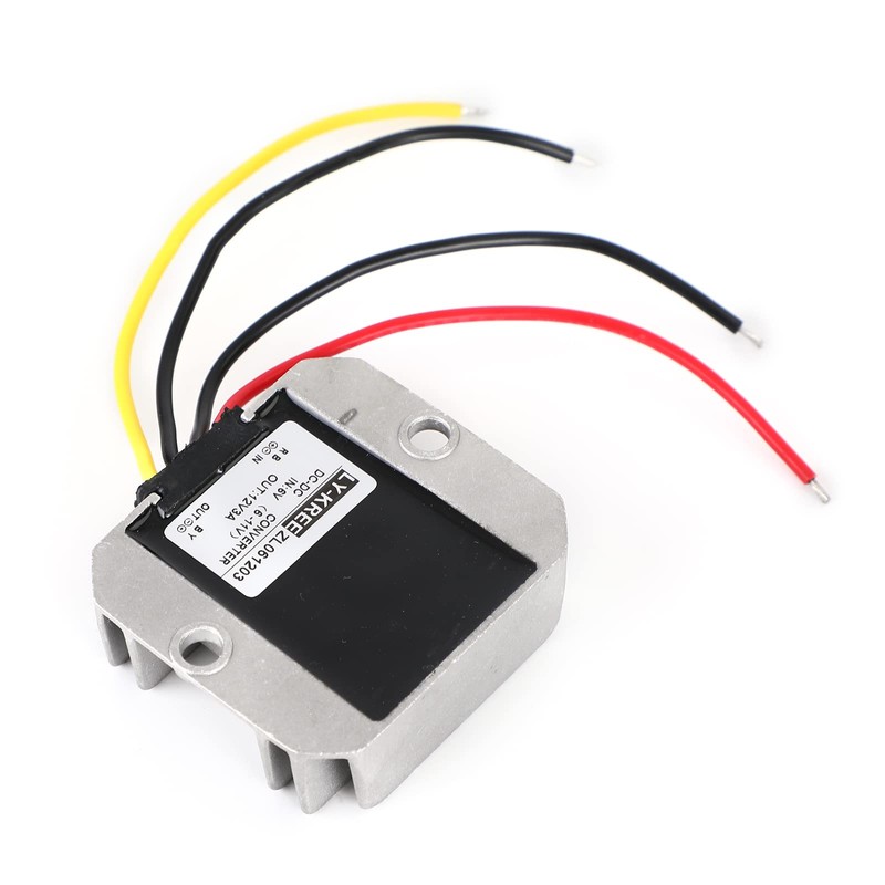 Areyourshop Waterproof 6V to 12V 3A 36W Step Up DC/DC