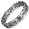 RainSo Scorpion Claw Men's Stainless Steel Magnetic Bracelet - Silver
