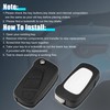 X AUTOHAUX Car Key Shell Remote Control Key Case Cover